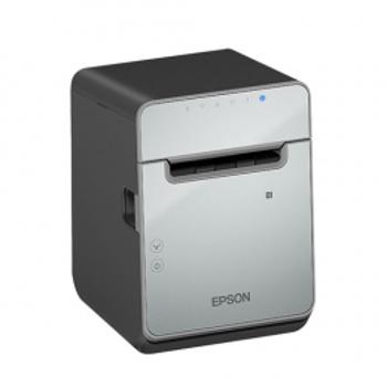 Epson TM-L100, 8 dots/mm (203 dpi), cutter, linerless, USB, Lightning, Ethernet, black