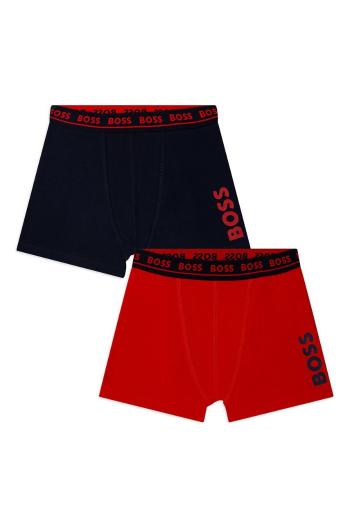 Boxerky BOSS (2-pack) červená barva