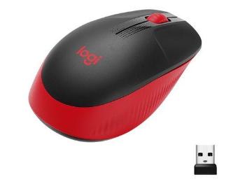 LOGITECH M190 Full-size wireless mouse - RED - EMEA, 910-005908