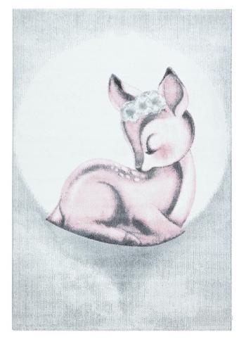 Ayyildiz koberce Dětský kusový koberec Bambi 850 pink - 160x230 cm Růžová