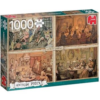 Jumbo Puzzle Setkání v obývacím pokoji 1000 dílků (8710126188569)