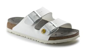 Birkenstock Arizona ESD BF White Regular Fit bílé 89410