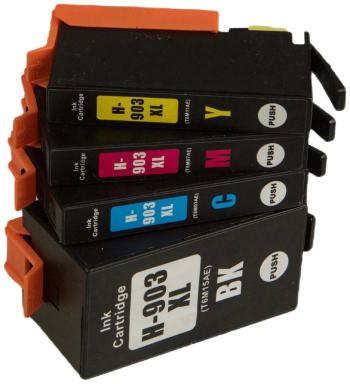 MultiPack HP 3HZ51AE - kompatibilní cartridge HP 903-XL, černá + barevná, 20ml/3x12ml