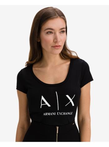 Černé dámské tričko Armani Exchange