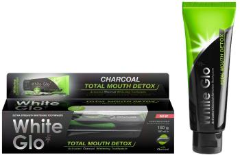 White Glo bělící zubní pasta Total Detox Charcoal + zubní kartáček 150 g