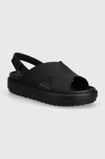 Sandály Crocs Brooklyn Luxe Strap černá barva, 209407.060