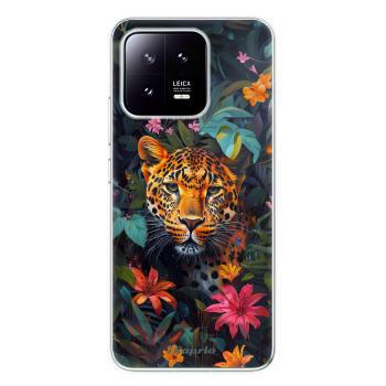 Odolné silikonové pouzdro iSaprio - Flower Jaguar - Xiaomi 13