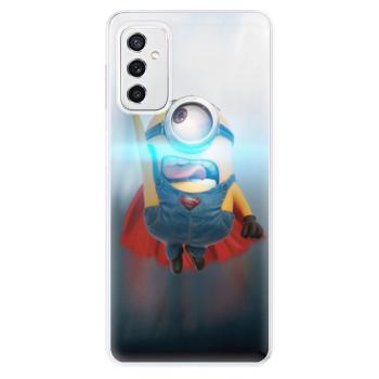 Odolné silikonové pouzdro iSaprio - Mimons Superman 02 - Samsung Galaxy M52 5G