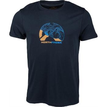 Northfinder NFSPHERE Pánské volnočasové tričko, tmavě modrá, velikost XL