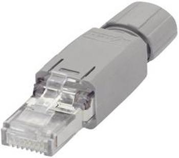 Propojovací konektor RJ45 WAGO 51198266 (750-975), IP20, zástrčka rovná, 1,75 A, šedý