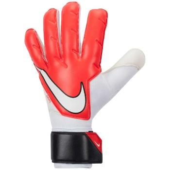 Nike GOALKEEPER GRIP 3 Pánské brankářské rukavice, červená, velikost