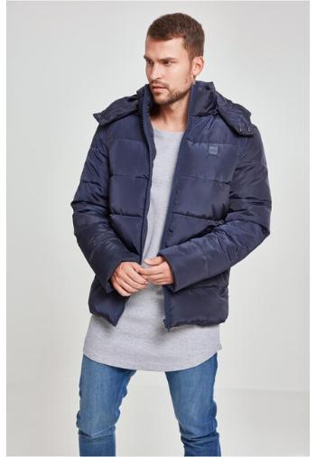 Urban Classics Hooded Puffer Jacket navy - 3XL