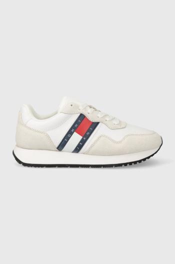 Sneakers boty Tommy Jeans TJW EVA RUNNER MAT MIX ESS bílá barva, EN0EN02510