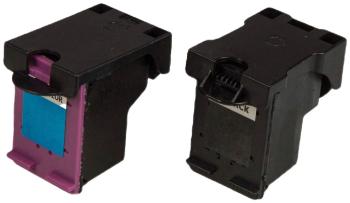 MultiPack HP F6U68AE, F6U67AE - kompatibilní cartridge HP 302-XL, černá + barevná, 1x15ml/1x14ml