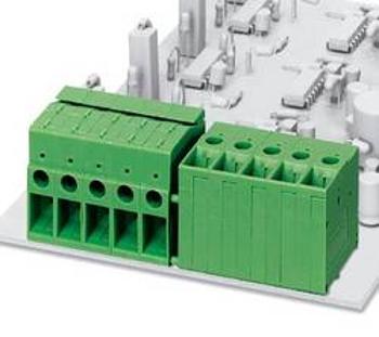 Šroubová svorkovnice Phoenix Contact FRONT 4-H-6,35 1703050, 6.00 mm², Pólů 1, zelená, 50 ks