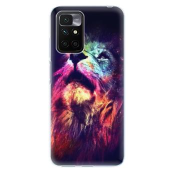 Odolné silikonové pouzdro iSaprio - Lion in Colors - Xiaomi Redmi 10