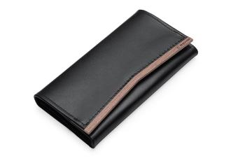 Kožená dámská peněženka Caleo Woman Wallet s dřevěným detailem a možnosti výměny či vrácení do 30 dnů zdarma