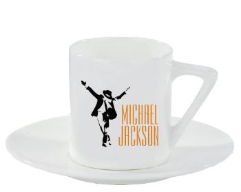 Espresso hrnek s podšálkem 100ml Michael Jackson