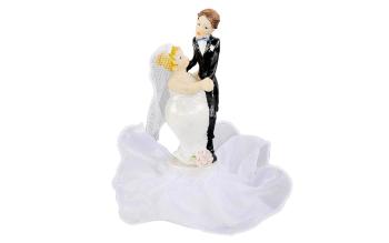 Novomanželé 17 cm - svatební figurky na dort - svatební figurky na dort - Modecor