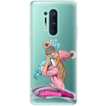 iSaprio Kissing Mom - Blond and Boy pro OnePlus 8 Pro (kmbloboy-TPU3-OnePlus8p)