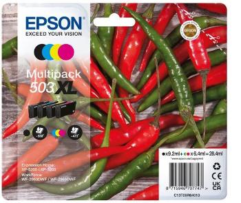 EPSON ink bar Multipack "Chilli" 4-colours 503XL Ink, ČB 550, BAR 470 stran