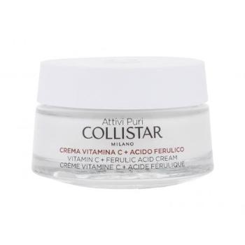 Collistar Pure Actives Vitamin C + Ferulic Acid Cream 50 ml denní pleťový krém pro ženy na všechny typy pleti; na rozjasnění pleti