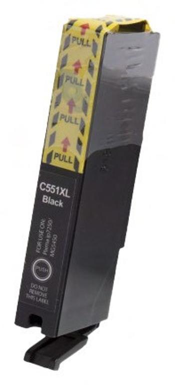 CANON CLI-551-XL BK - kompatibilní cartridge, černá, 13ml