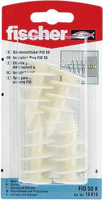 Hmoždinka do izolace Fischer FID 50 K 16810, Vnější délka 50 mm, 4 ks