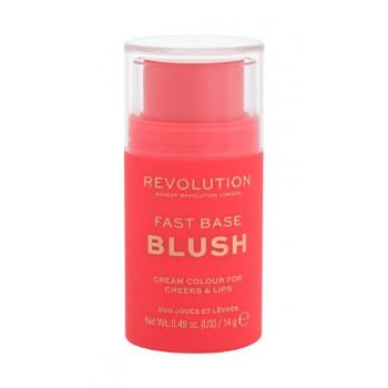 Makeup Revolution London Fast Base Blush 14 g tvářenka pro ženy Bloom