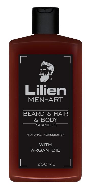 Lilien Men Art beard&hair&body shampoo Black 250 ml