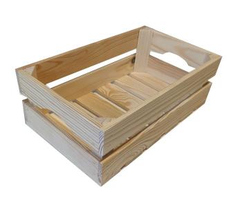 Gaboni 91540 Dřevěná bedýnka na ovoce, 34 x 20 x 11 cm