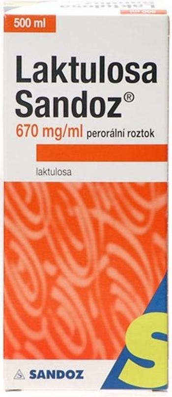 Sandoz Laktulosa 670 mg/ml perorální roztok 500 ml