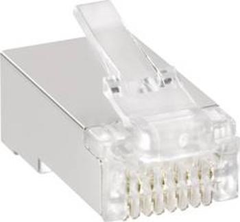 Zástrčka, rovná RJ45 TRU COMPONENTS transparentní, 1 ks