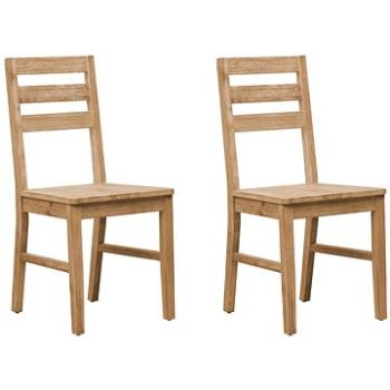 Jídelní židle 2 ks masivní akáciové dřevo (246005)