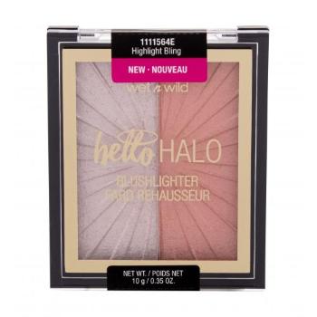 Wet n Wild MegaGlo Hello Halo 10 g konturovací paletka pro ženy Highlight Bling