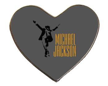 Magnet srdce kov Michael Jackson
