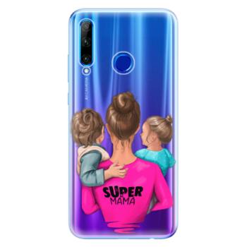 Odolné silikonové pouzdro iSaprio - Super Mama - Boy and Girl - Huawei Honor 20 Lite