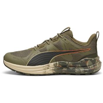 Puma REFLECT LITE TRAIL LANDSLIDE Pánské běžecké boty, khaki, velikost 42.5