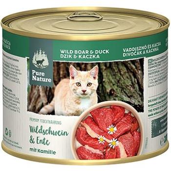 Pure Nature Cat Adult konzerva Divočák a Kachna 200g (RD-PNCA00200WD-5844-CS)