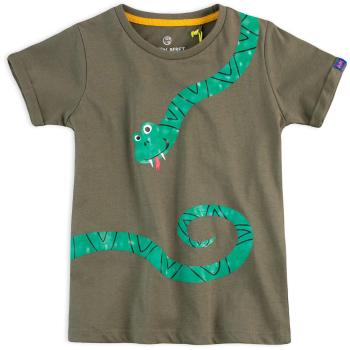 Chlapecké tričko z BIO bavlny LEMON BERET WILD SAFARI khaki Velikost: 92-98
