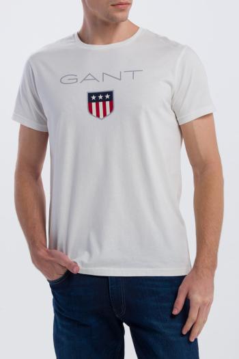 TRIČKO GANT SHIELD SS T-SHIRT bílá 5XL