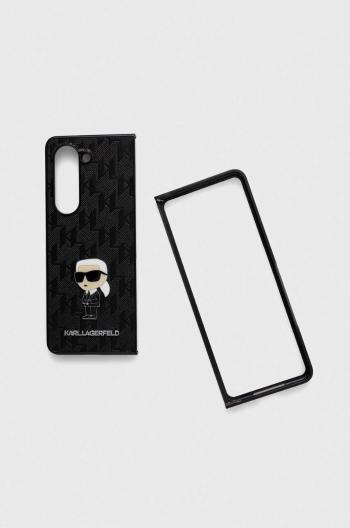 Obal na telefon Karl Lagerfeld Z Fold5 F946 černá barva