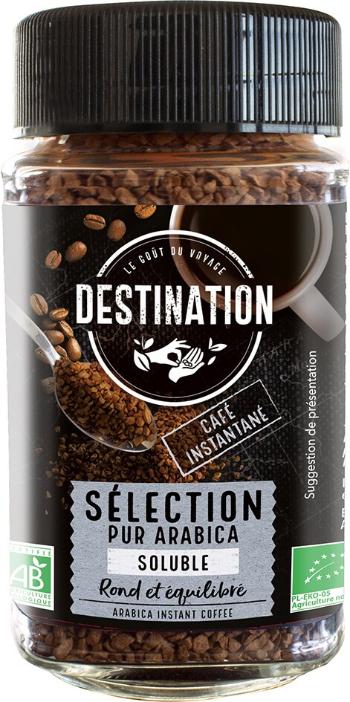 Destination Bio instantní káva 100% arabika 100 g