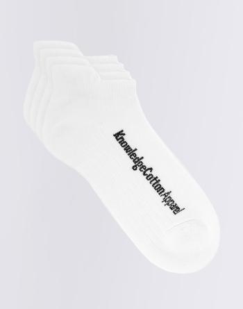 Knowledge Cotton 2-pack footie 1010 Bright White 35-38