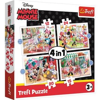 Puzzle Minnie s přáteli 4v1 (12,15,20,24 dílků) (5900511343557)