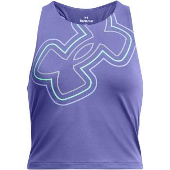 Under Armour MOTION BRANDED CROP TANK Dámské tílko, fialová, velikost