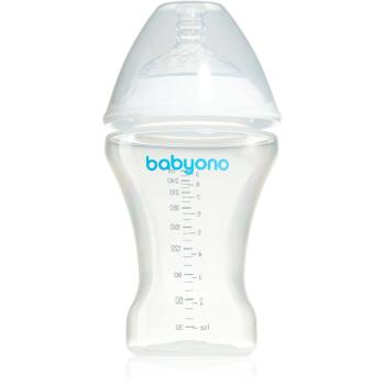 BabyOno Take Care kojenecká láhev anti-colic 0m+ 260 ml