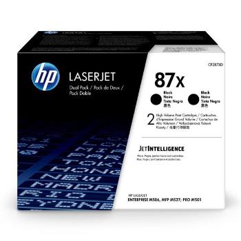 HP CF287XD - originální toner HP 87X, černý, 2x18000