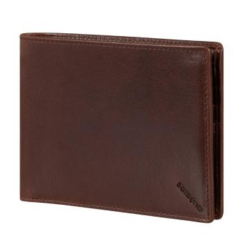 Samsonite Pánská kožená peněženka Veggy 005 - hnědá