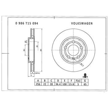 BOSCH Olejový filtr 0 451 103 252 (0451103252)